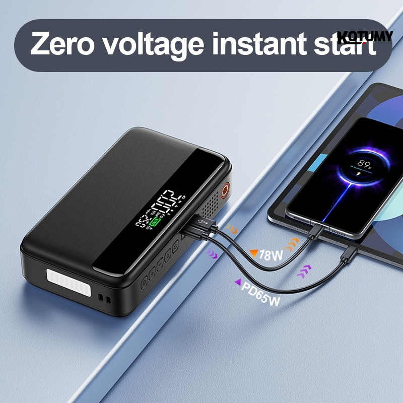 Portable Jump Starter - Avviatore d'Emergenza Multifunzione per Auto con