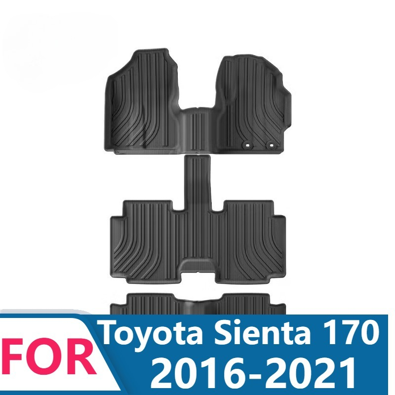 Car Floor Mat Rubber - Tappetini auto per Toyota Sienta 170