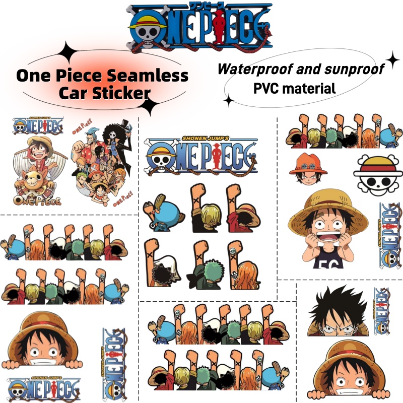 Car Accessories Sticker - Adesivo per auto elettrica One Piece,