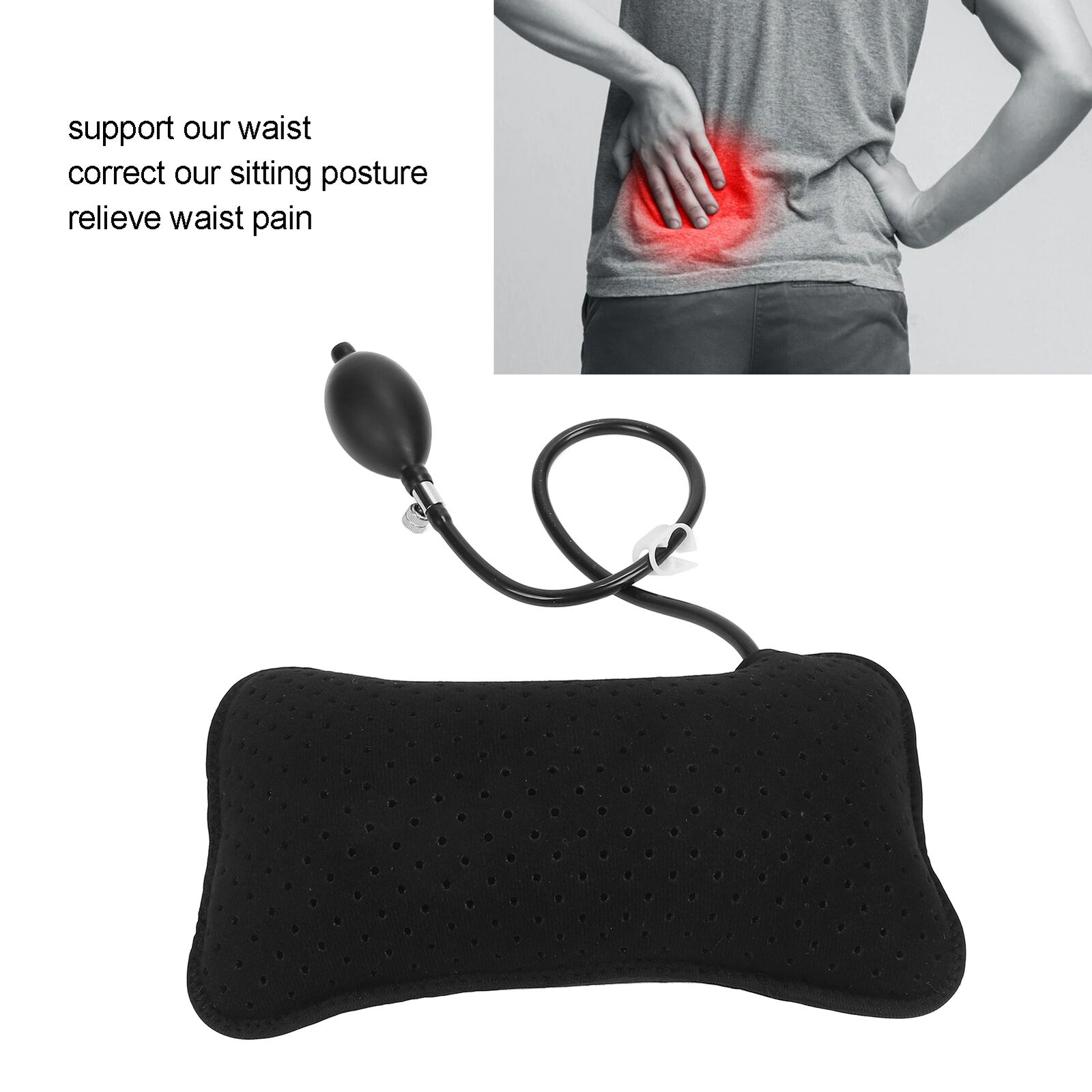Car Accessories Limassol - Cuscino di supporto lombare gonfiabile per