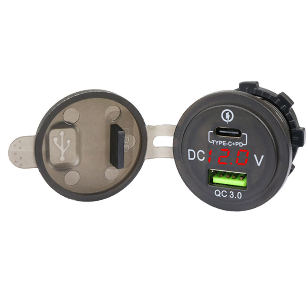 Car Accessories Qc - Presa LED Presa QC 3.0 Voltmetro