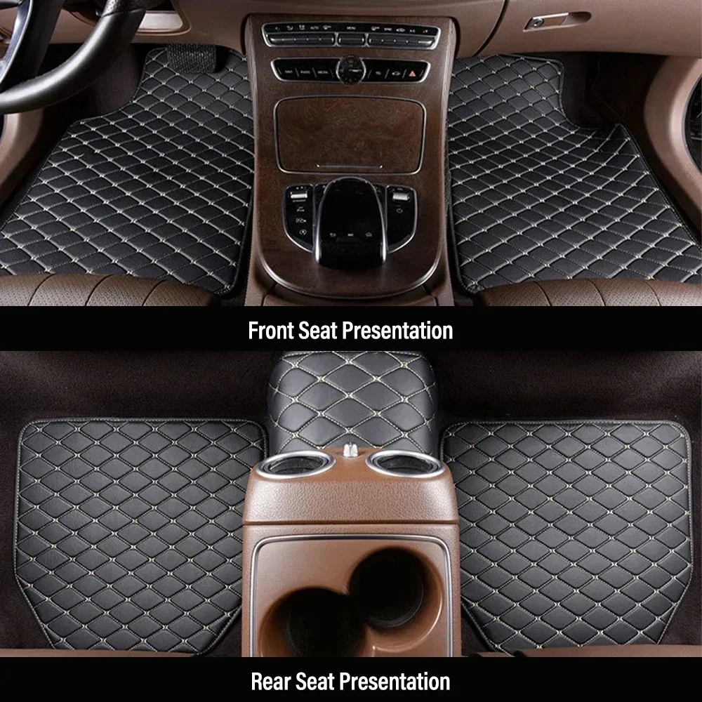 Car Floor Mat Rubber - Tappetini Auto 4 Pezzi Universali in