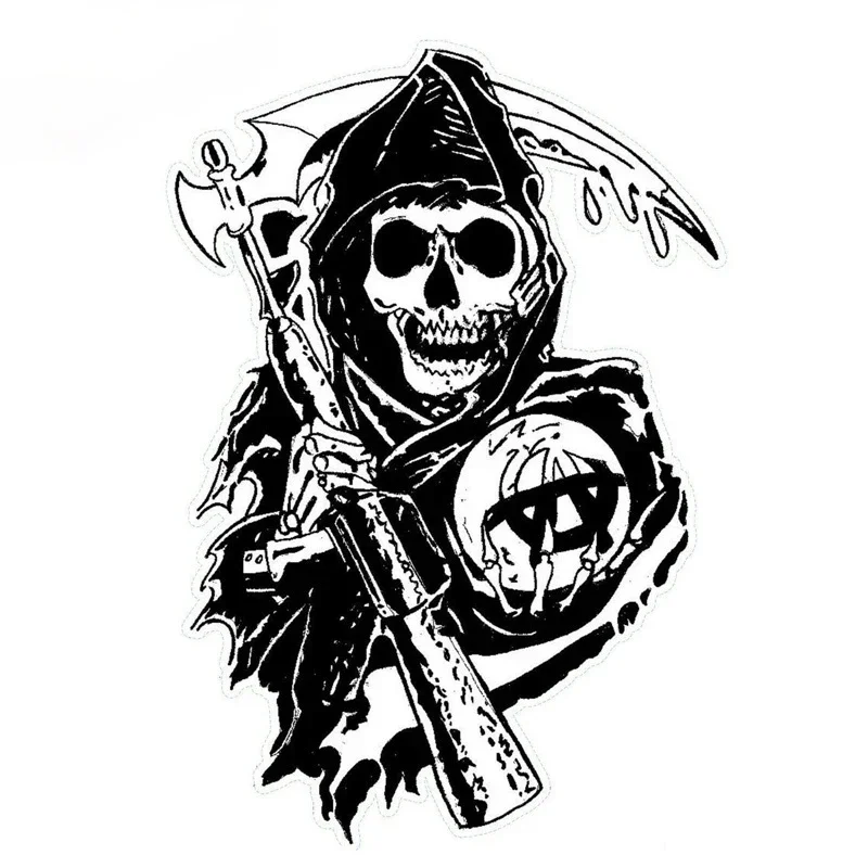 Car Accessories Ebay - Adesivo per auto Sons of Anarchy