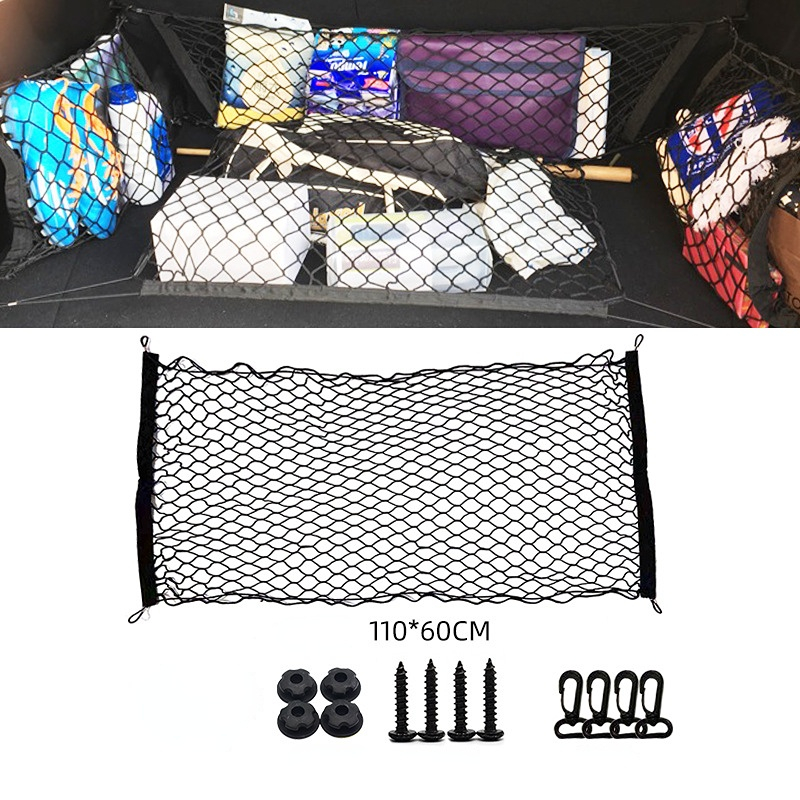 Car Cargo Net Trunk - Rete Elastica Universale per Bagagliaio Auto,