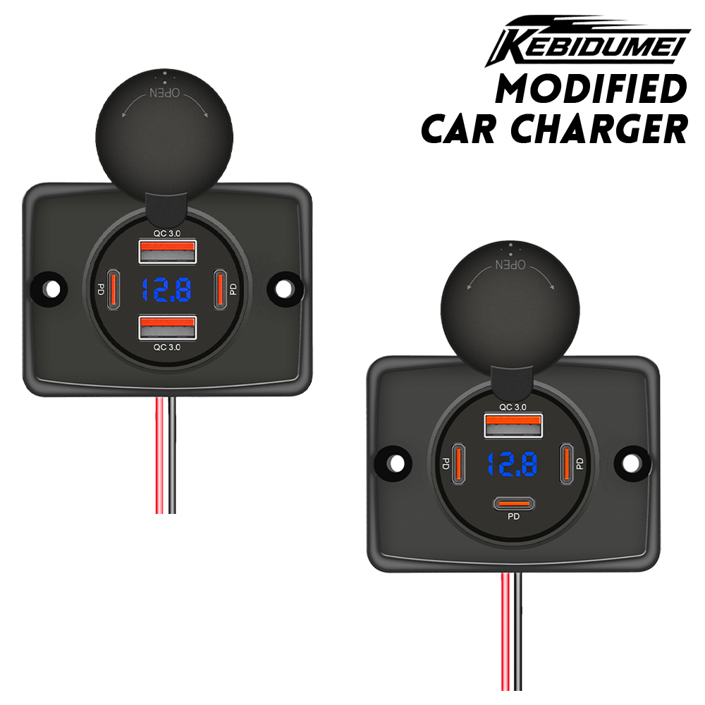 Car Accessories Qc - KEBIDUMEI PD + QC Caricabatteria da