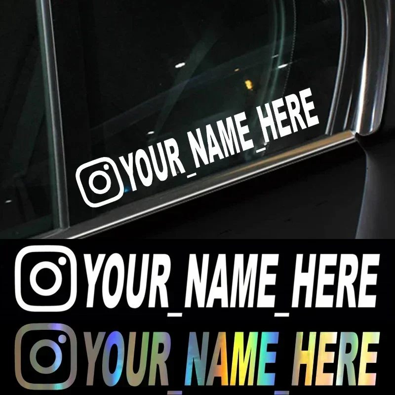 Car Accessories Ebay - Nome dell'utente Personalizzato personalizzato Instagram Decalcomanie