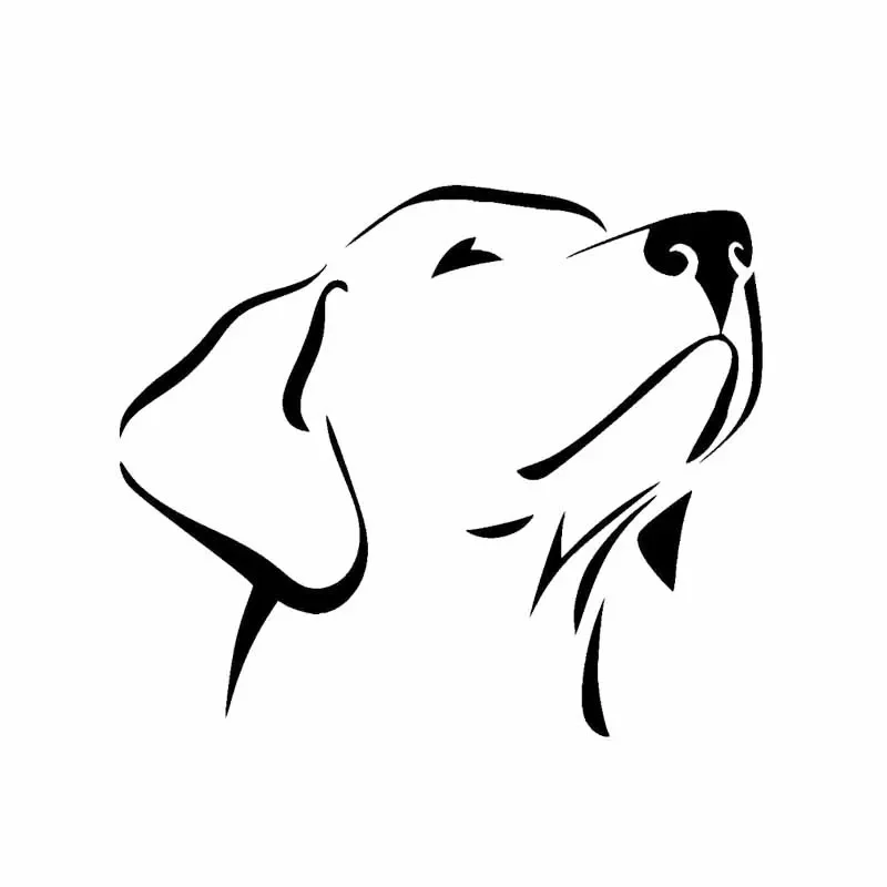 Car Accessories Ebay - Adesivo per auto Creatività Personalità Labrador