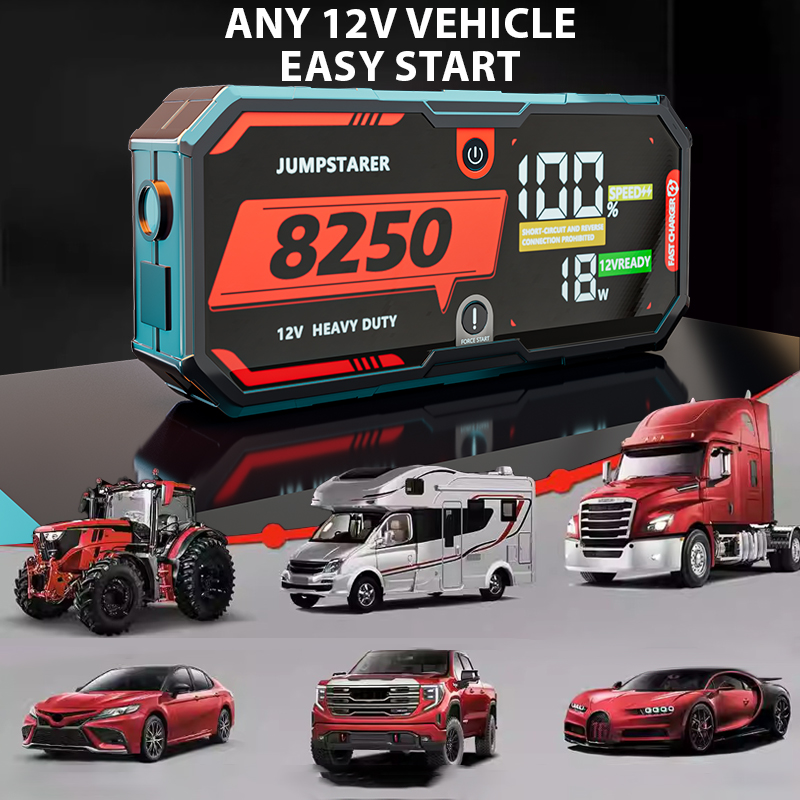 Portable Jump Starter - Avviatore di Emergenza per Auto 8250