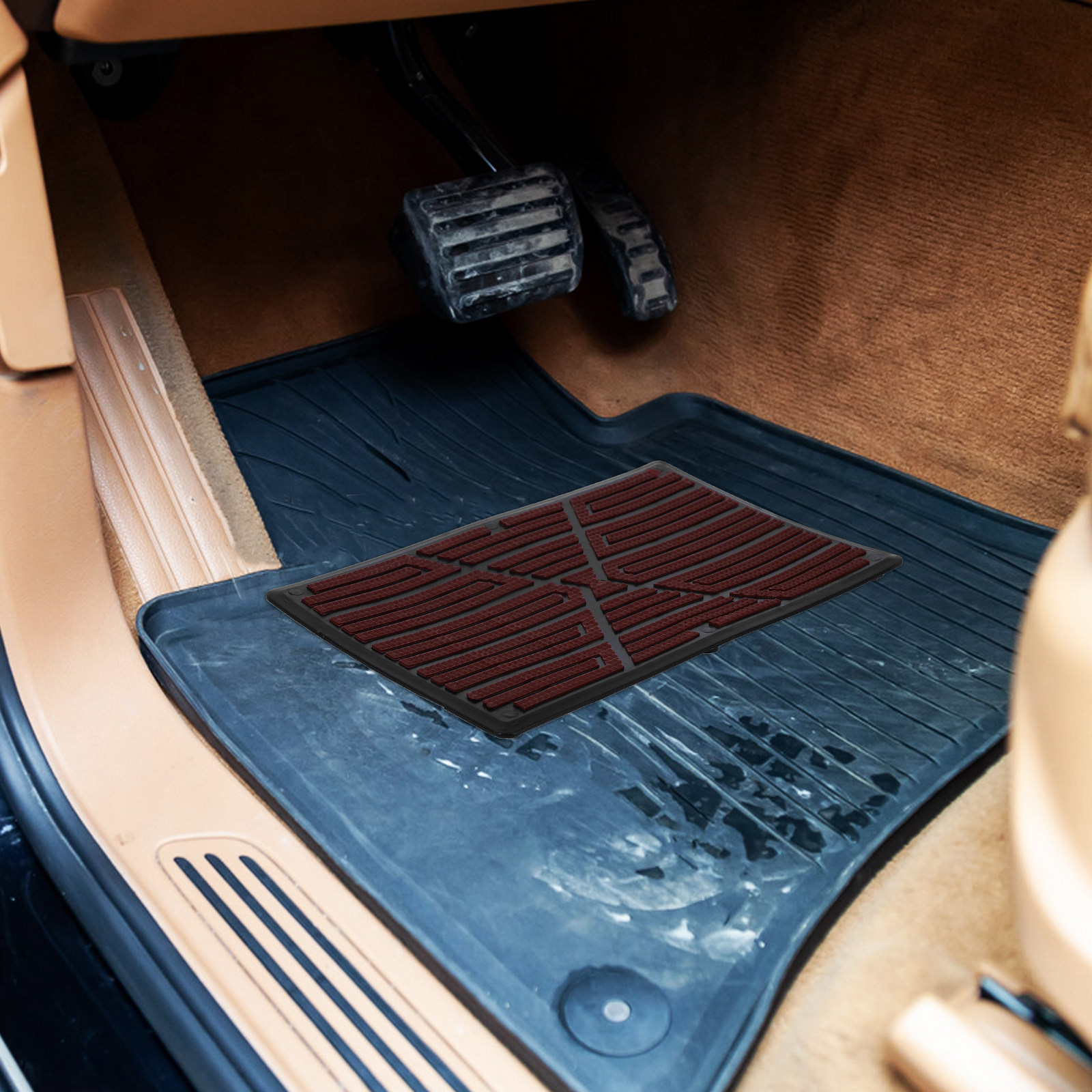Set di Tappetini per Pedali Au - Car Floor Mat Rubber recensione e prezzo
