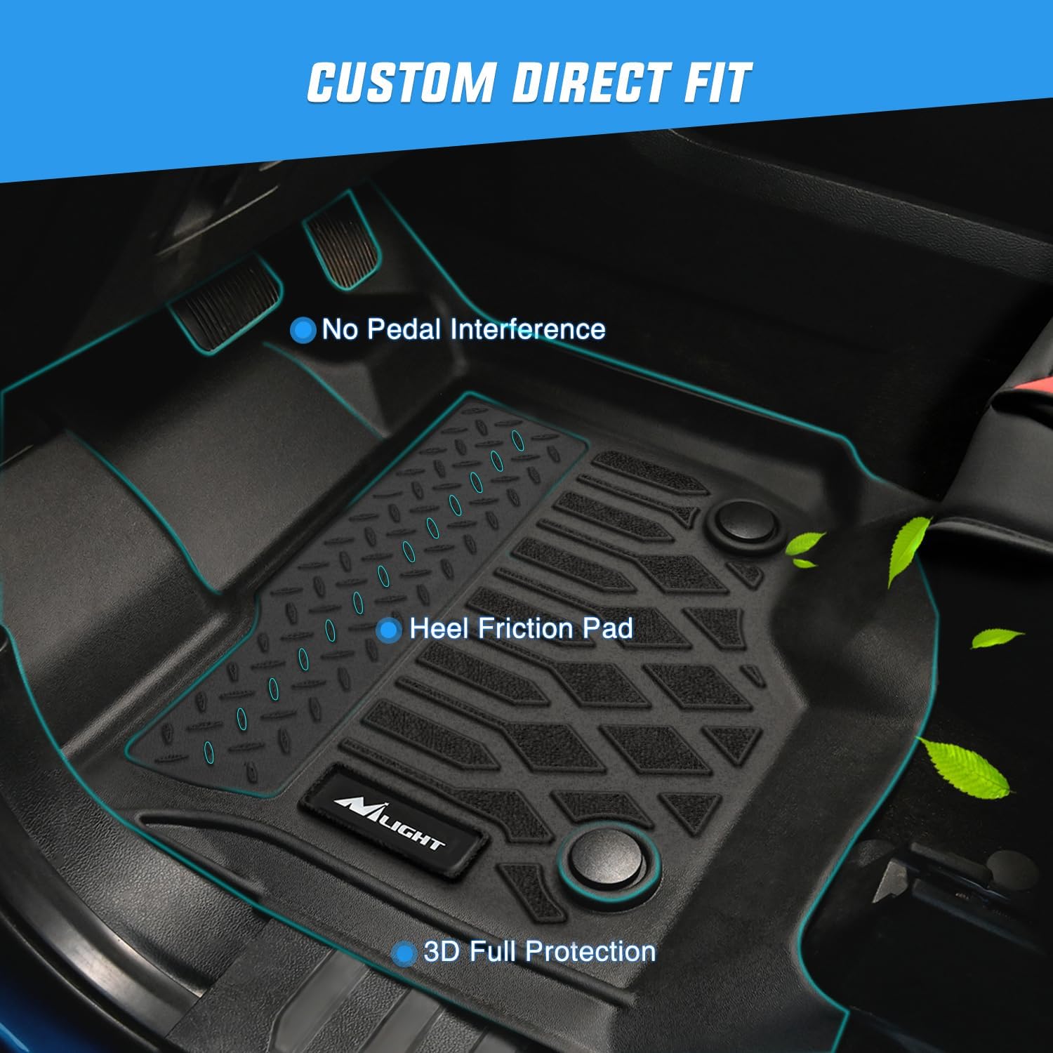 Tappetini Nilight per Chevy Si - Car Floor Mat Rubber recensione e prezzo