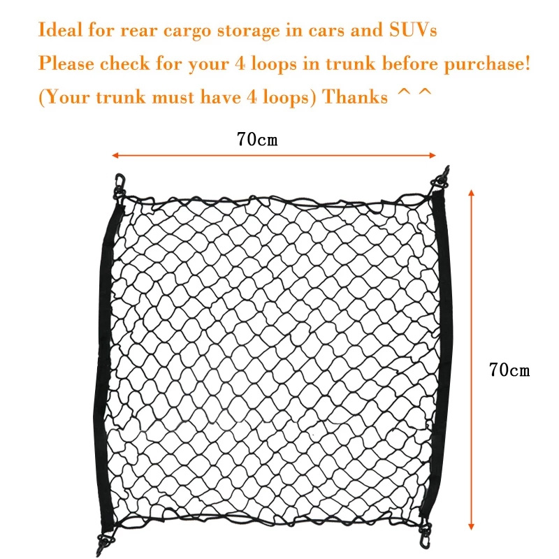 Rete di rete per bagagliaio de - Car Cargo Net Trunk recensione e prezzo