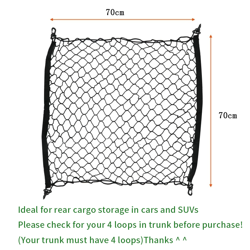 70x70 CM per Hyundai Tucson TL - Car Cargo Net Trunk recensione e prezzo