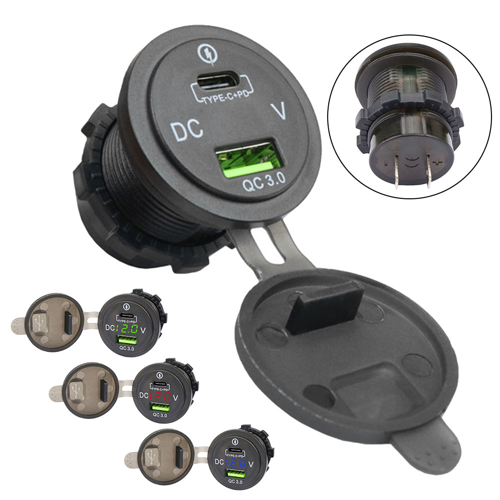 Presa LED Presa QC 3.0 Voltmet - Car Accessories Qc recensione e prezzo