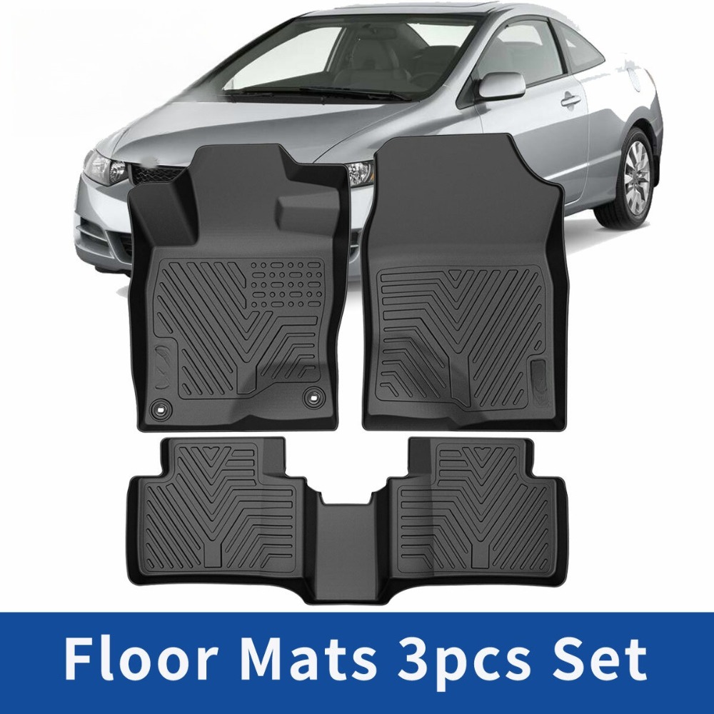 Set di 3 Tappetini per Auto in - Car Floor Mat Rubber recensione e prezzo