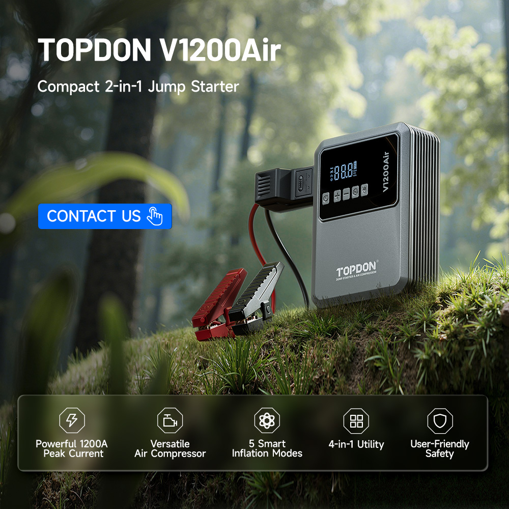 Avviatore di Emergenza TOPDON  - Portable Jump Starter recensione e prezzo