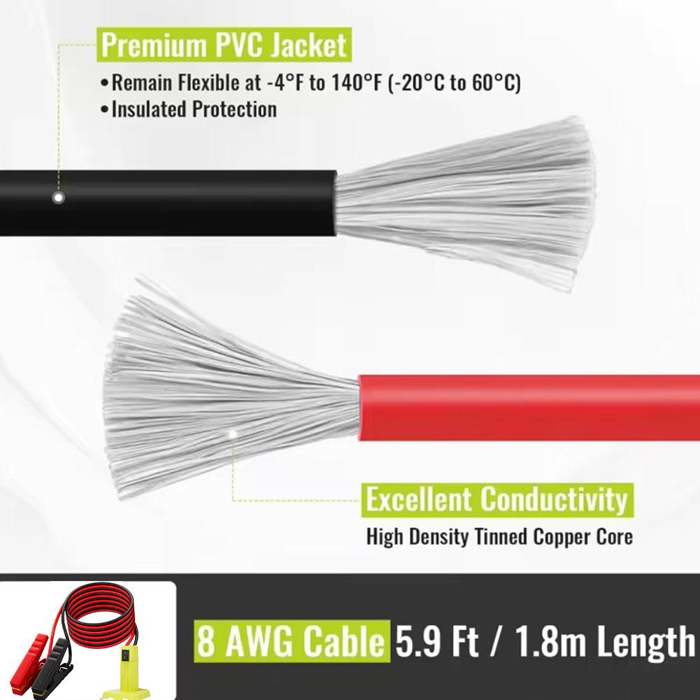Adattatore per cavi jumper per - Portable Jump Starter recensione e prezzo