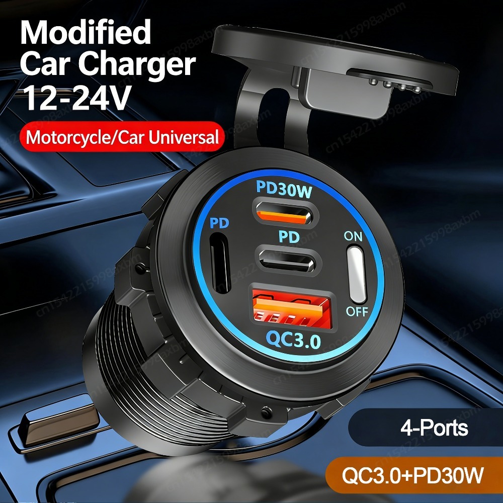 Presa USB-C QC3.0 12V, Caricat - Car Accessories Qc recensione e prezzo
