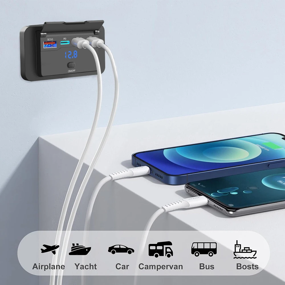 Tre PD e QC 3.0 Caricabatteria - Car Accessories Qc recensione e prezzo
