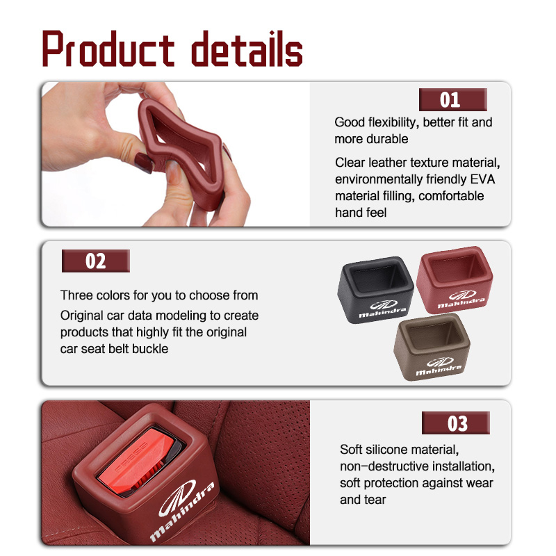 Protezione per fibbia cintura  - Car Accessories Xuv 300 recensione e prezzo