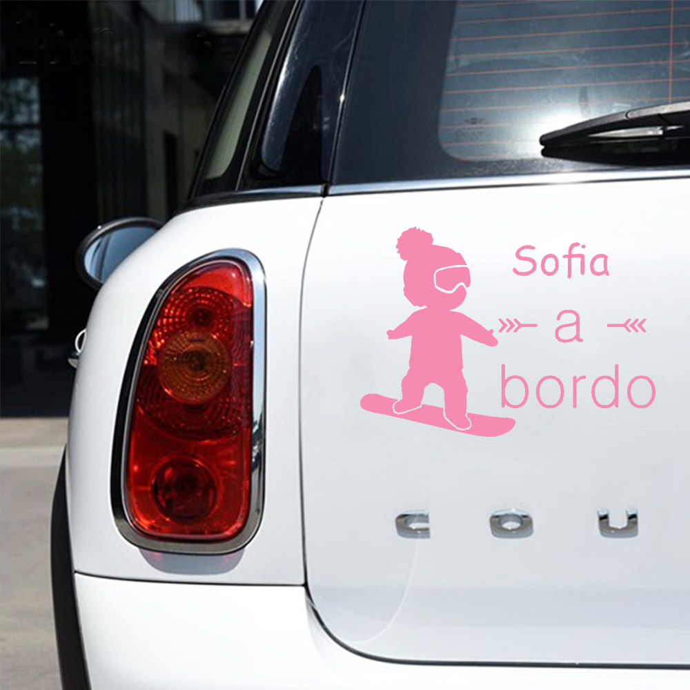 1pc vinile bambino a bordo col - Car Accessories Sticker recensione e prezzo
