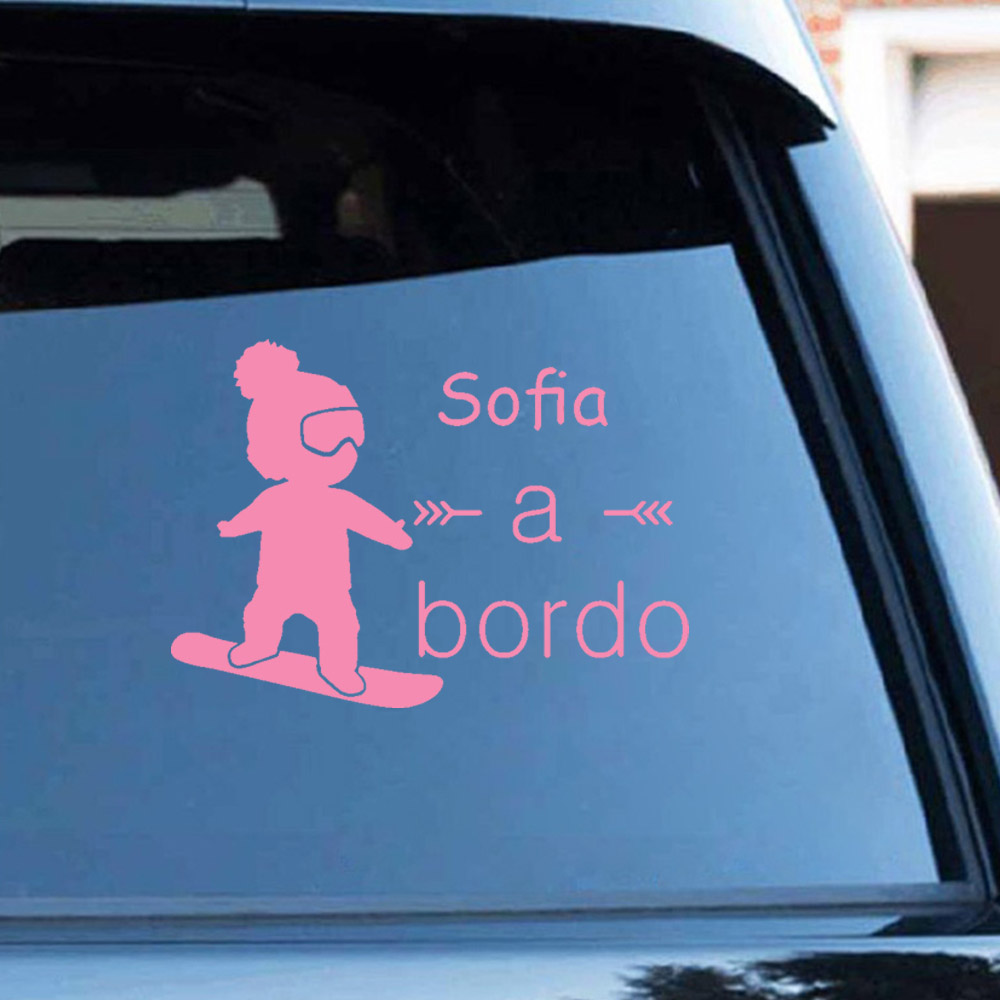 1pc vinile bambino a bordo col - Car Accessories Sticker recensione e prezzo