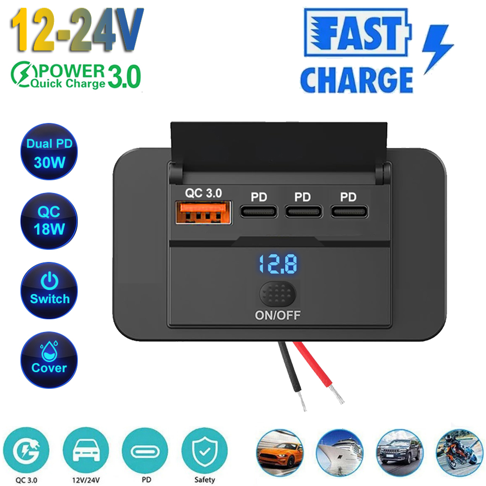 2025 4 porte 12V RV presa USB  - Car Accessories Qc recensione e prezzo