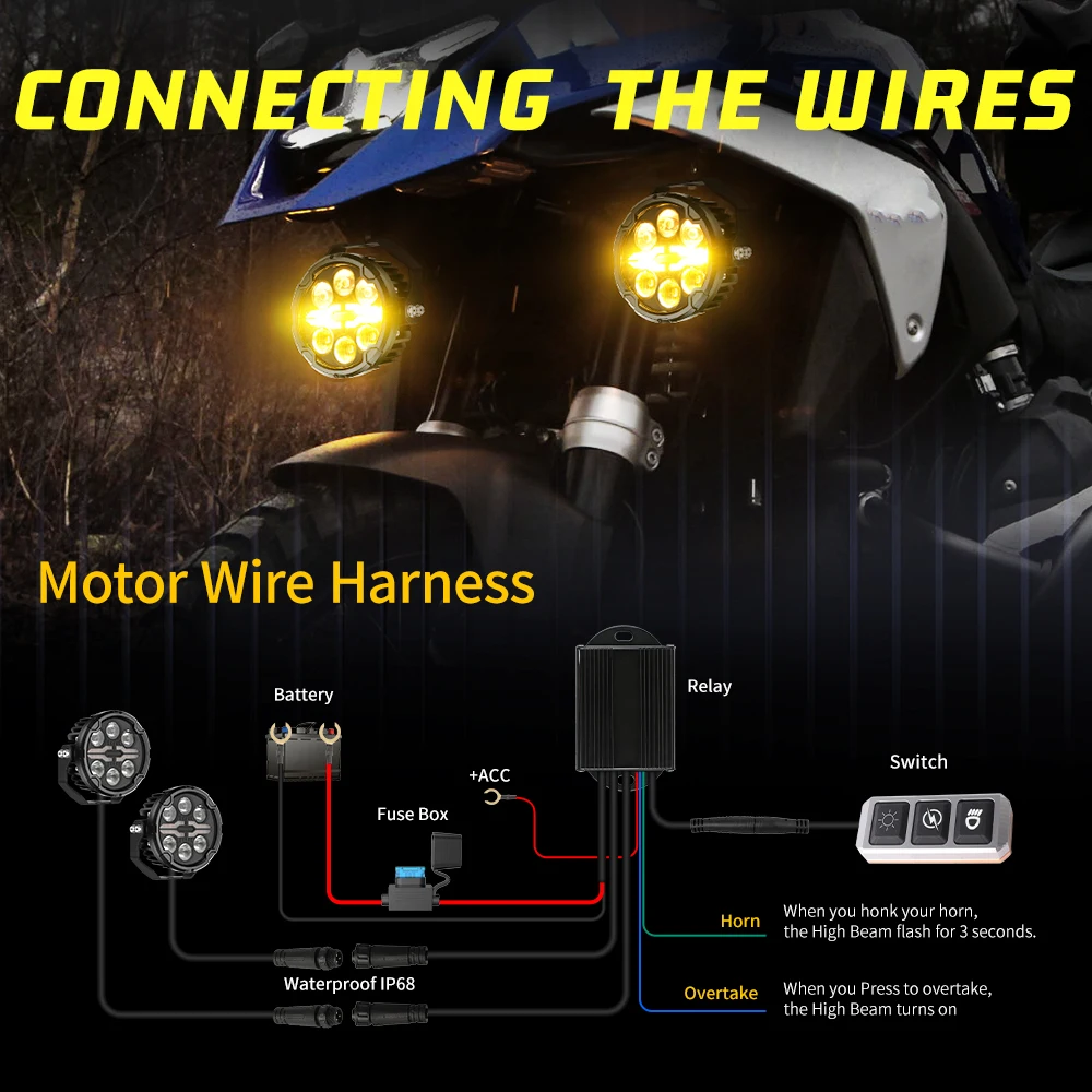 HAOLIDE Faro Ausiliario LED pe - Car Accessories Xcent recensione e prezzo